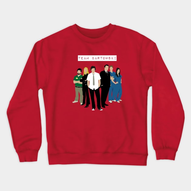 Team Bartowski v2 Crewneck Sweatshirt by insidethetardis